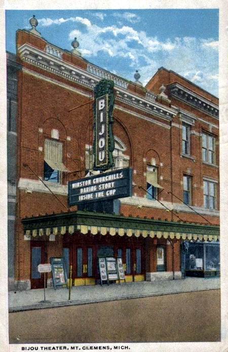 Jewel Theatre (Bijou Theatre) - 1921 Image From Paul Petoskey